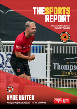 Thesports Report the Official Mickleover Fc Matchday Programme