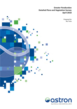 Greater Paraburdoo Detailed Flora and Vegetation Survey April 2018