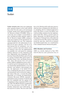 Sudan Mission Review