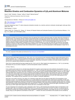 Reaction Kinetics and Combustion Dynamics of I4O9 and Aluminum Mixtures