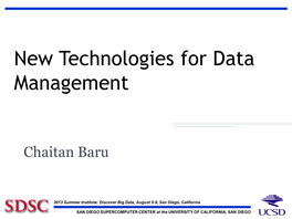 Hmi + Clds = New Sdsc Center