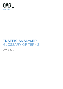 Traffic Analyser Glossary of Terms