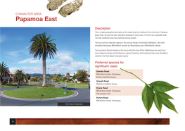 PLANTING GUIDE - STREET TREES 27 CHARACTER AREA: Papamoa West
