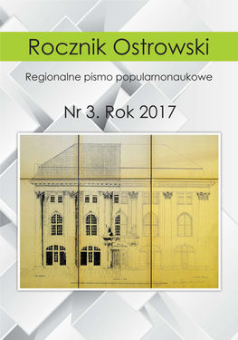 Rocznik Ostrowski Regionalne Pismo Popularnonaukowe Nr 3