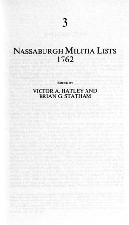 Nassaburgh Militia Lists 1762