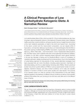 A Clinical Perspective of Low Carbohydrate Ketogenic Diets: a Narrative Review