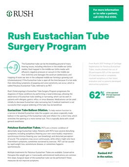 Rush Eustachian Tube Surgery Program