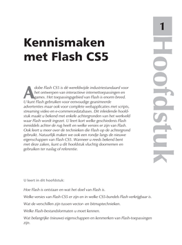 Kennismaken Met Flash CS5