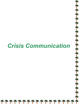 Crisis Communication