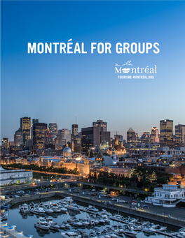 Montréal for Groups Contents