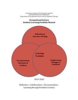 Occupational Science Student Learning Portfolio Manual