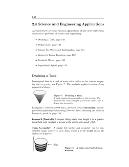 Science and Eng Applications, Torricelli