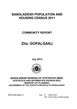 Bangladesh Population and Housing Census 2011