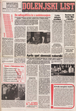 12. Marec 1992 (Št. 2221)