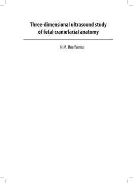 Three-Dimensional Ultrasound Study of Fetal Craniofacial Anatomy