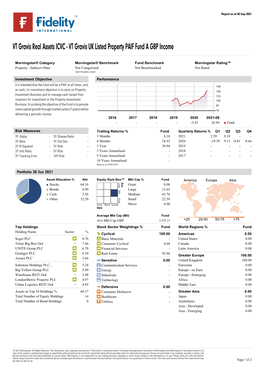 Morningstar Report