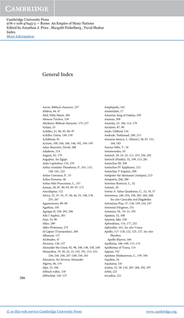 General Index