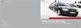 Audi Driving Experience Advanced Driving
