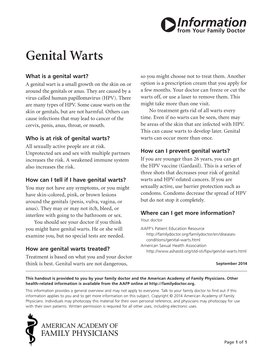 Genital Warts