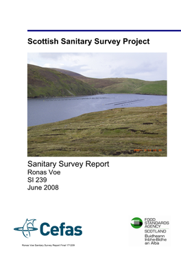 Scottish Sanitary Survey Project