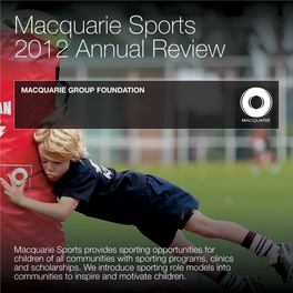 Macquarie Sports 2012 Annual Review