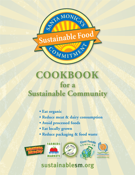 COOKBOOK for a Sustainable Community