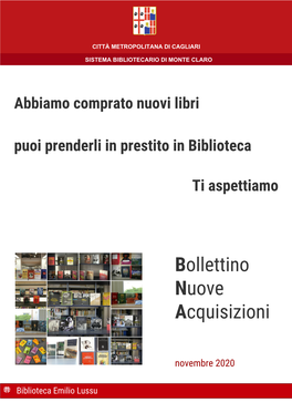 Bollettino Nuove Acquisizioni