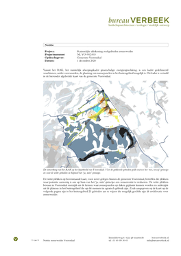 Ruimtelijke Afbakening Zoekgebieden Zonneweides Projectnummer: NL VO-902.003 Opdrachtgever: Gemeente Voerendaal Datum: 1 December 2020