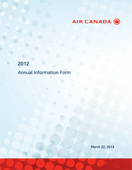 2012 Annual Information Form