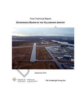 Governance Review of the Yellowknife Airport