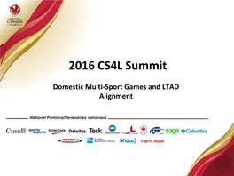 2016 CS4L Summit