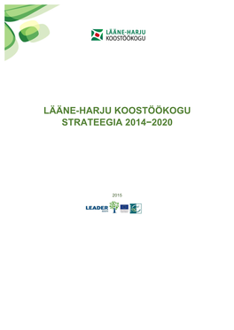 Lääne-Harju Koostöökogu Strateegia 2014−2020