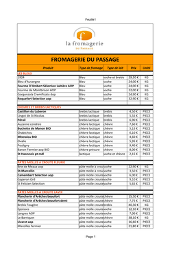 Téléchargez Ici Notre Carte De Livraison À Domicile