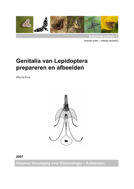 Genitalia Van Lepidoptera Prepareren En Afbeelden