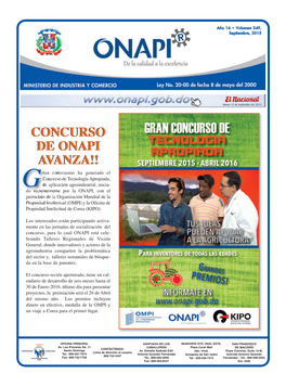 Concurso De Onapi Avanza!!