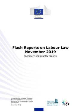 Flash Reports on Labour Law November 2019 Summary and Country Reports