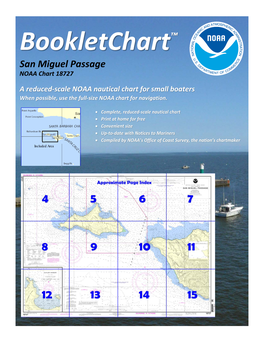 San Miguel Passage NOAA Chart 18727