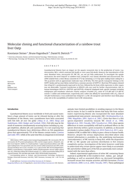 Molecular Cloning and Functional Characterization of a Rainbow Trout Liver Oatp