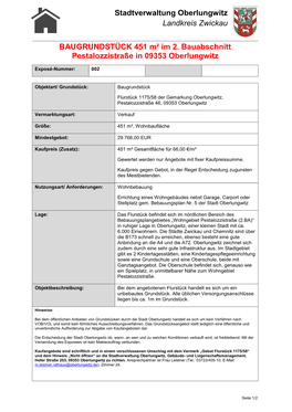 Stadtverwaltung Oberlungwitz Landkreis Zwickau