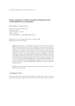 Digram Coding Based Lossless Data Compression Algorithm