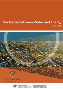 The Nexus Between Water and Energy 2014-2015