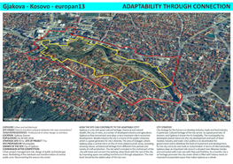 Gjakova - Kosovo - Europan13 ADAPTABILITY THROUGH CONNECTION