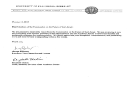 Report of the Commission on the Future of the UC Berkeley Library