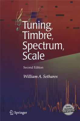 Tuning, Timbre, Spectrum, Scale William A