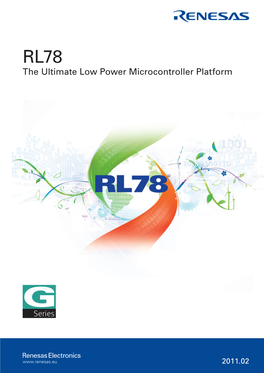 RL78 the Ultimate Low Power Microcontroller Platform