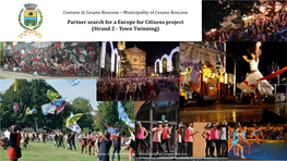 Cesano Boscone Town Twinning.Pdf