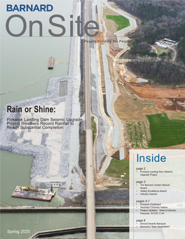 Inside Page 2 • Pickwick Landing Dam Seismic Upgrade Project