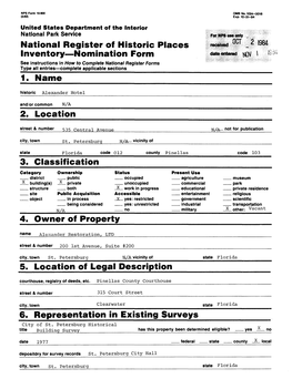 6. Representation in Existing Surveys______City of St