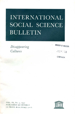 The Tasks of the Ethnologist and the Linguist in Brazil