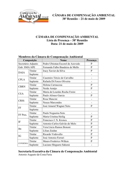 Cmara De Compensao Ambiental